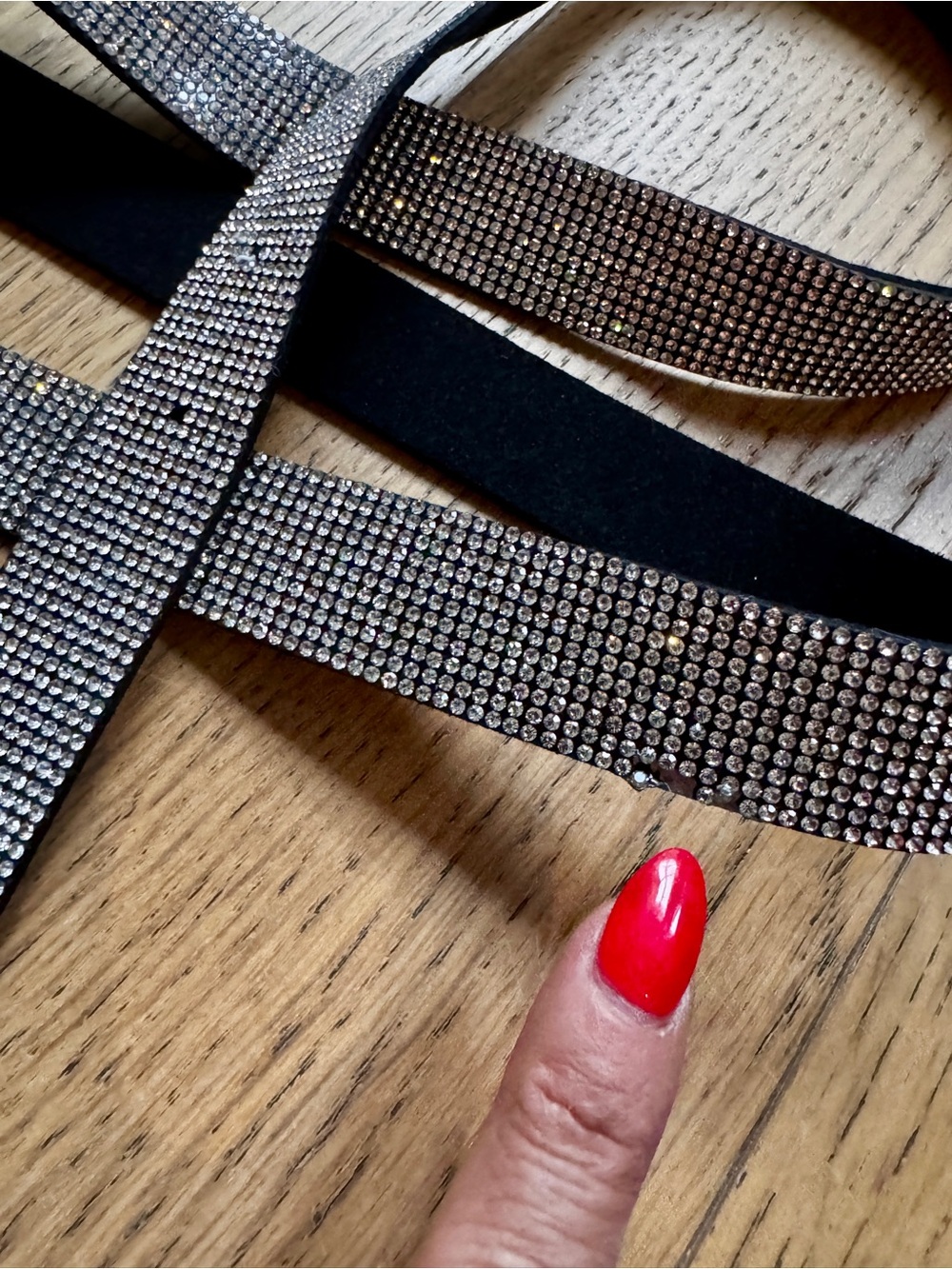 NWT Rhinestone Belt Size L/XL - Picture 6 of 8